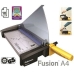 Giljotiin Fellowes Fusion A4/120 Must Hõbedane A4