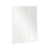 Zidno ogledalo Bijela Metal Kristal Prozor 90 x 120 x 2 cm
