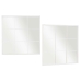 Miroir mural JY21101W Blanc Fenêtre 90 x 90 x 2 cm Carré