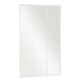 Espejo de pared Blanco Metal Cristal Ventana 90 x 150 x 2 cm