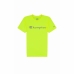 Camiseta de Manga Corta Hombre Champion Crewneck Verde limón