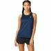 Heren Mouwloos T-shirt Asics Core  Marineblauw