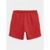 Pantaloncini Sportivi per Bambini 4F M049  Rosso