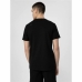 Tricou cu Mânecă Scurtă Bărbați 4F Regular Plain Negru