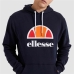 Felpa con Cappuccio Uomo Ellesse Dahryl OH Blu scuro