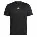 Heren-T-Shirt met Korte Mouwen Adidas Aeroready HIIT Back Zwart