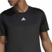 Heren-T-Shirt met Korte Mouwen Adidas Aeroready HIIT Back Zwart