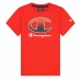 T-Shirt met Korte Mouwen voor kinderen Champion Crewneck T-Shirt B