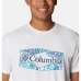 Tricou Sport cu Mânecă Scurtă Columbia Sun Trek™ Alb