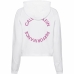 Sudadera con Capucha Mujer Calvin Klein Performance Blanco