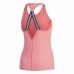 Ermeløs dame-t-skjorte Adidas 3 Stripes Tank Rosa