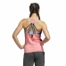 Ärmlös sporttröja Dam Adidas 3 Stripes Tank Rosa