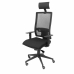 Cadeira de escritório com apoio para a cabeça Horna bali P&C BALI840 Preto