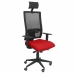 Cadeira de escritório com apoio para a cabeça Horna bali P&C BALI350 Vermelho