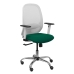 Sedia da Ufficio P&C 354CRRP Bianco Verde scuro