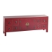 Mueble de TV ORIENTE Rojo Madera Hierro Madera MDF 130 x 24 x 50,5 cm