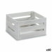 Caixa Decorativa Branco Madeira 16 x 8 x 11 cm (60 Unidades)