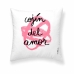 Cushion cover Decolores Amor Multicolour 50 x 50 cm Cotton Spanish