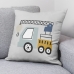 Housse de coussin Kids&Cotton Brail A Blanc 50 x 50 cm Coton