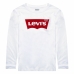 Детская рубашка с длинным рукавом Levi's Batwing Белый