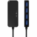 Hub USB Aisens Negro (1 unidad)