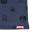 Camisola de Manga Curta Homem Marvel Azul escuro Adultos