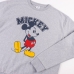 Unisex Sweatshirt without Hood Mickey Mouse Grey