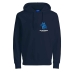 Felpa con Cappuccio Uomo  JORPAL SWEAT HOOD FST  Jack & Jones 2310015  Blu Marino