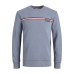 Bluza dziecięca Jack & Jones JJATLAS CREW NECK JNR 12232669 Niebieski