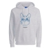 Hettegenser til Menn  JORPAL SWEAT HOOD FST  Jack & Jones 2310015  Grå