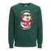 Felpa senza Cappuccio Uomo JORTOON Jack & Jones 23149  Verde