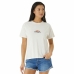 Kortærmet T-shirt Rip Curl Sun Relaxed Hvid