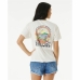 Kortærmet T-shirt Rip Curl Sun Relaxed Hvid