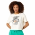 T-Shirt met Korte Mouwen Rip Curl Stay Wild  Wit