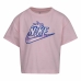 Barne Kortermet T-skjorte Nike Knit  Rosa