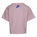 Child's Short Sleeve T-Shirt Nike Knit  Pink