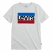 Dětské tričko s krátkým rukávem Levi's Sportswear Logo Bílý