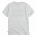 T-shirt med kortärm Barn Levi's Sportswear Logo Vit