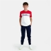 Kinder-T-Shirt met Korte Mouwen Le coq sportif  N°2 Tricolore Wit