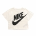 Camisola de Manga Curta Infantil Nike Icon Futura Branco