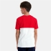 Bērnu Krekls ar Īsām Piedurknēm Le coq sportif  N°2 Tricolore Balts