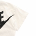 Camisola de Manga Curta Infantil Nike Icon Futura Branco