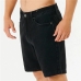 Calções de Desporto Rip Curl Denim Walkshort Preto