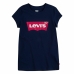 Børne Kortærmet T-shirt Levi's Batwing Mørkeblå