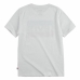 Camiseta de Manga Corta Niño Levi's Sportswear Logo Blanco