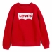 Dječja Majica bez Kapuljače Levi's Batwing Crewneck  Crvena