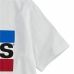 Kinder-T-Shirt met Korte Mouwen Levi's Sportswear Logo Wit