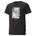 Dětské tričko s krátkým rukávem Puma Essentials+ Street Art Grap Černý