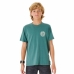 Kinder-T-Shirt met Korte Mouwen Rip Curl Stapler  Blauw