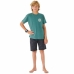 Dětské tričko s krátkým rukávem Rip Curl Stapler  Modrý